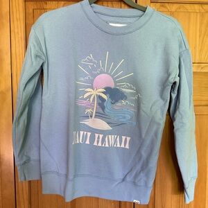 Abercrombie Kids Teal Maui Hawaii Sweatshirt